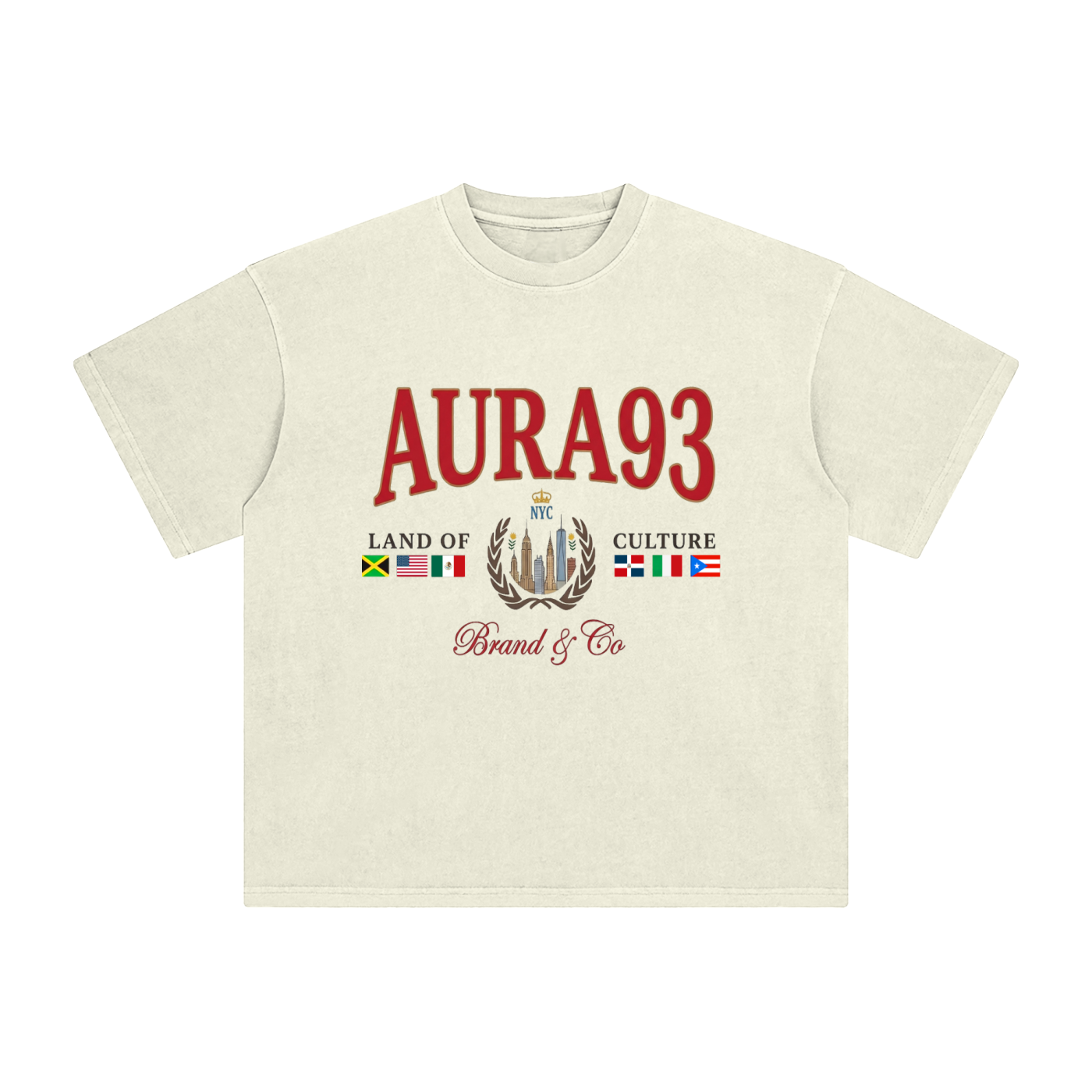 Land Of The Culture  Washed T-Shirt