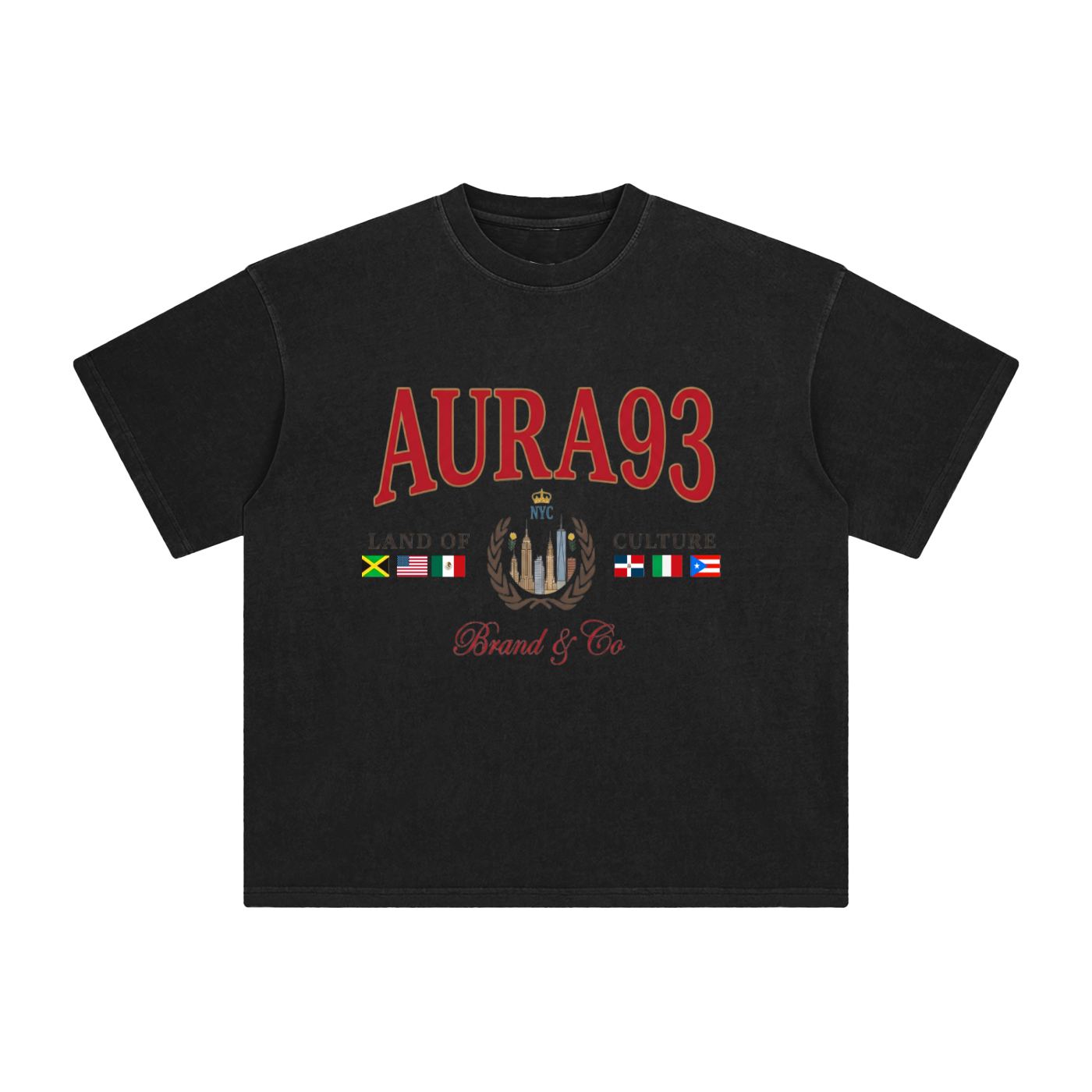Land Of The Culture  Washed T-Shirt