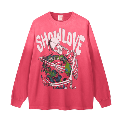 Show Love  Washed Long Sleeve