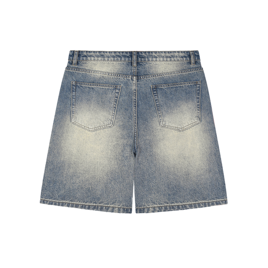 Aura Distressed  Denim Shorts