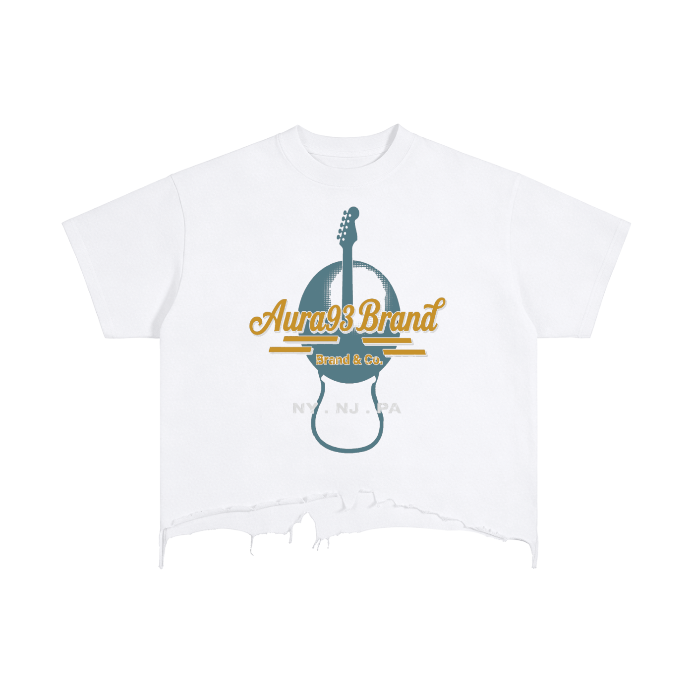 Hard Rock Aura Distressed  T-Shirt
