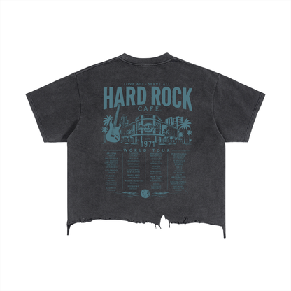 Hard Rock Aura Distressed  T-Shirt