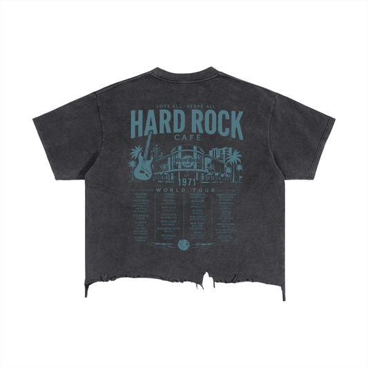 Hard Rock Aura Distressed  T-Shirt