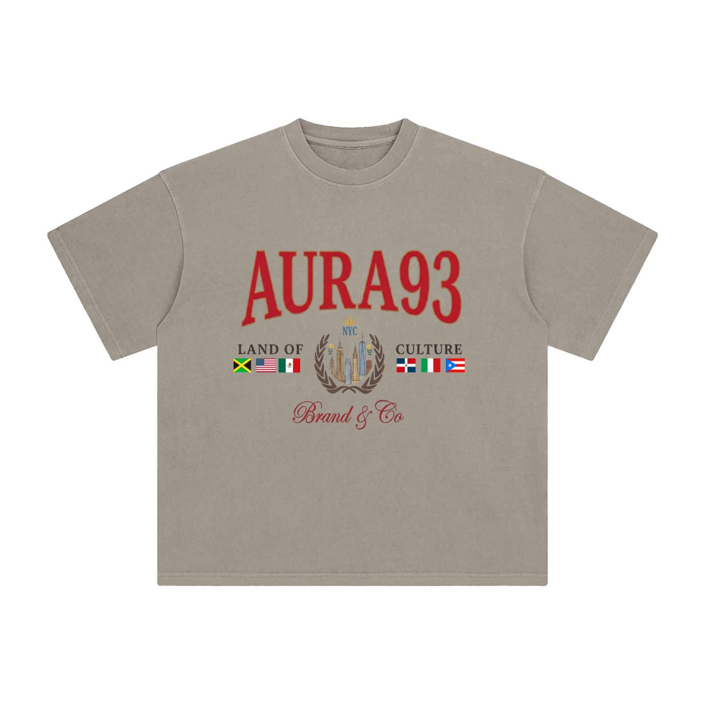 Land Of The Culture  Washed T-Shirt