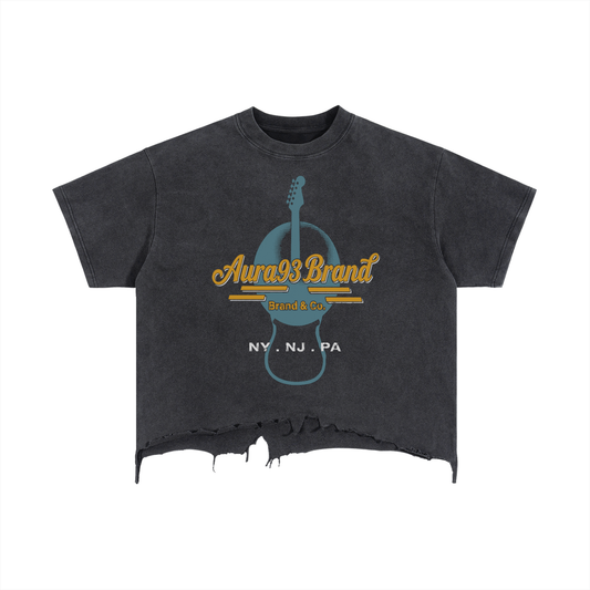 Hard Rock Aura Distressed  T-Shirt