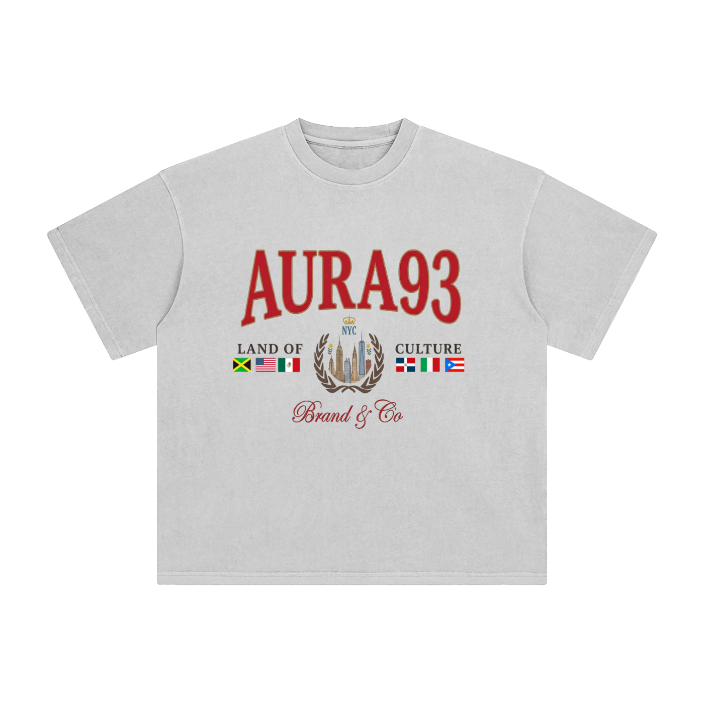 Land Of The Culture  Washed T-Shirt